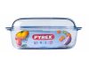 PYREX Slow cook szögl.sütőtál+fedő 6,5l (4,3l+2,2l)