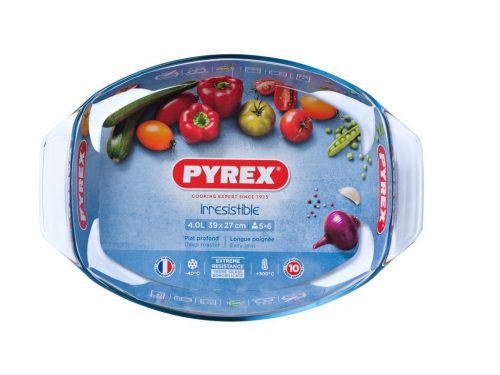 Pyrex Irrestistible Ovális Kacsasütő - tepsi - sütőtál 39cm