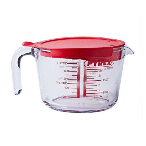 Pyrex Mércés kancsó fedővel 1 literes üveg