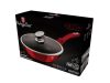 Berlinger Haus  Wok Fedővel 28cm Metallic Line Burgundy Edition