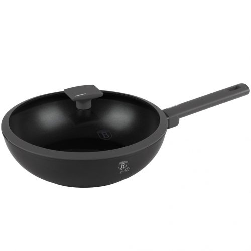 Berlinger Haus Wok fedővel, 28 cm, Anthracite Collection