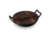 Berlinger Haus Black Silver Collection wok fa fedővel, 30 cm