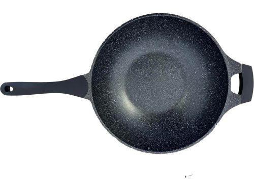 Royalty Line wok 30 cm, márvány kivitel, indukciós, fekete